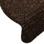 Alfombrilla autoadhesiva de escalera 10 uds 65x21x4 cm marrón de vidaXL, Alfombrillas para escalones - Ref: Foro24-149712, Pr...