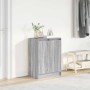 Zapatero gris Sonoma 57x34x76 cm madera de ingeniería by , Shoe racks and shoe organizers - Ref: Foro24-861873, Price: 80,67 ...