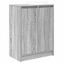 Zapatero gris Sonoma 57x34x76 cm madera de ingeniería by , Shoe racks and shoe organizers - Ref: Foro24-861873, Price: 80,67 ...