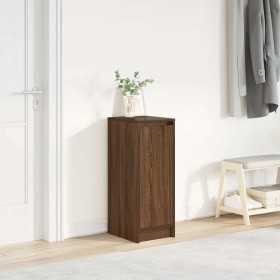 Zapatero de madera de roble marrón 29,5x34x76 cm de , Zapateros y organizadores de calzado - Ref: Foro24-861865, Precio: 53,0...