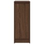 Zapatero de madera de roble marrón 29,5x34x76 cm de , Zapateros y organizadores de calzado - Ref: Foro24-861865, Precio: 53,0...