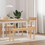 Banco 110 cm Madera Maciza Caucho von , Ess- und Küchenbänke - Ref: Foro24-4102604, Preis: 79,99 €, Rabatt: %