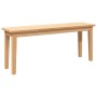 Banco 110 cm Madera Maciza Caucho von , Ess- und Küchenbänke - Ref: Foro24-4102604, Preis: 79,99 €, Rabatt: %