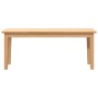 Banco 110 cm Madera Maciza Caucho von , Ess- und Küchenbänke - Ref: Foro24-4102604, Preis: 79,99 €, Rabatt: %