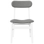 Sillas de comedor con cojines 2uds madera maciza blanco caucho von , Essstühle - Ref: Foro24-4102439, Preis: 154,67 €, Rabatt: %