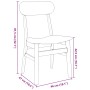 Sillas de comedor con cojines 2uds madera maciza blanco caucho von , Essstühle - Ref: Foro24-4102439, Preis: 154,67 €, Rabatt: %