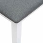 Banco 110 cm madera maciza caucho blanco von , Ess- und Küchenbänke - Ref: Foro24-4102606, Preis: 78,05 €, Rabatt: %