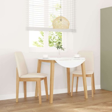 Sillas de comedor con cojines 2 uds madera maciza caucho von , Essstühle - Ref: Foro24-4102445, Preis: 124,42 €, Rabatt: %