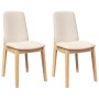 Sillas de comedor con cojines 2 uds madera maciza caucho von , Essstühle - Ref: Foro24-4102445, Preis: 124,42 €, Rabatt: %
