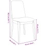 Sillas de comedor con cojines 2 uds madera maciza caucho von , Essstühle - Ref: Foro24-4102445, Preis: 124,42 €, Rabatt: %