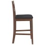 Taburetes de bar con cojines 2 uds madera maciza marrón caucho von , Küchenhocker - Ref: Foro24-4102556, Preis: 142,19 €, Rab...