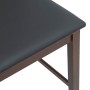 Taburetes de bar con cojines 2 uds madera maciza marrón caucho von , Küchenhocker - Ref: Foro24-4102556, Preis: 142,19 €, Rab...