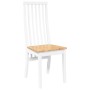 Sillas de comedor 2 unidades madera maciza de caucho blanco von , Essstühle - Ref: Foro24-4102458, Preis: 148,12 €, Rabatt: %