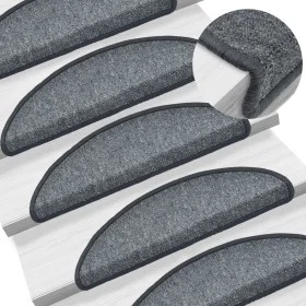 Stair mats 10 units dark gray 56x17x3 cm by vidaXL, Stair mats - Ref: Foro24-149737, Price: 32,48 €, Discount: %