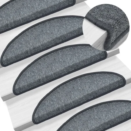 Stair mats 10 units dark gray 56x17x3 cm by vidaXL, Stair mats - Ref: Foro24-149737, Price: 33,01 €, Discount: %
