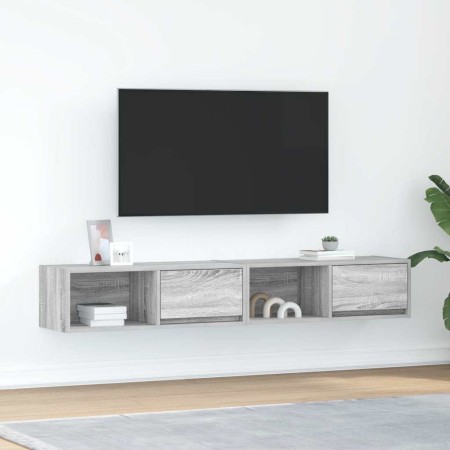 Muebles de TV 2 uds madera ingeniería gris Sonoma 80x31x25,5 cm von , TV-Möbel - Ref: Foro24-861465, Preis: 73,94 €, Rabatt: %