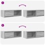 Muebles de TV 2 uds madera ingeniería gris Sonoma 80x31x25,5 cm von , TV-Möbel - Ref: Foro24-861465, Preis: 73,94 €, Rabatt: %