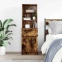 Mesilla de noche roble ahumado 39x35x125 cm Madera ingeniería de , Mesitas de noche - Ref: Foro24-861314, Precio: 73,33 €, De...