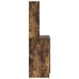 Mesilla de noche roble ahumado 39x35x125 cm Madera ingeniería de , Mesitas de noche - Ref: Foro24-861314, Precio: 73,33 €, De...