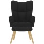 Sillón de relax con taburete tela negro von , Sessel - Ref: Foro24-4016780, Preis: 103,18 €, Rabatt: %