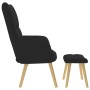 Sillón de relax con taburete tela negro von , Sessel - Ref: Foro24-4016780, Preis: 103,18 €, Rabatt: %