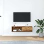 Mueble para TV madera contrachapada envejecida 100x31x25,5 cm von , TV-Möbel - Ref: Foro24-861486, Preis: 58,85 €, Rabatt: %