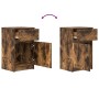 Mesitas noche 2 uds madera ingeniería roble ahumado 39x35x65 cm von , Nachttische - Ref: Foro24-861328, Preis: 88,79 €, Rabat...