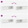 Muebles de TV 2 uds Blanco 100x31x25,5 cm Madera de ingeniería von , TV-Möbel - Ref: Foro24-861473, Preis: 95,46 €, Rabatt: %
