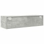 Mueble de TV madera contrachapada gris hormigón 100x31x25,5 cm von , TV-Möbel - Ref: Foro24-861478, Preis: 53,01 €, Rabatt: %