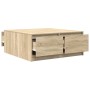 Mesa de centro con cajones roble Sonoma 100x100x40 cm de , Mesas de centro - Ref: Foro24-3328401, Precio: 141,57 €, Descuento: %