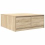Mesa de centro con cajones roble Sonoma 100x100x40 cm de , Mesas de centro - Ref: Foro24-3328401, Precio: 141,57 €, Descuento: %