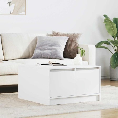Mesa de centro con cajones blanca 70,5x70x40 cm de , Mesas de centro - Ref: Foro24-3328408, Precio: 101,16 €, Descuento: %
