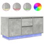 Mueble de TV con luces LED gris hormigón 100x41x50 cm de , Muebles TV - Ref: Foro24-861412, Precio: 109,94 €