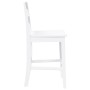 Taburetes de bar 2 uds madera maciza blanca caucho by , Kitchen stools - Ref: Foro24-4102561, Price: 143,58 €, Discount: %