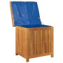 Cojines para exterior 60x50x61 cm madera maciza acacia von , Aufbewahrungsboxen für den Außenbereich - Ref: Foro24-4106477, P...