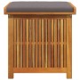 Cojines para exterior 60x50x61 cm madera maciza acacia von , Aufbewahrungsboxen für den Außenbereich - Ref: Foro24-4106477, P...