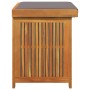 Cojines para exterior 60x50x61 cm madera maciza acacia von , Aufbewahrungsboxen für den Außenbereich - Ref: Foro24-4106477, P...