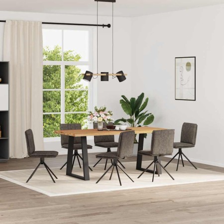 Sillas de comedor 6unidades cuero sintético gris oscuro von , Essstühle - Ref: Foro24-3315650, Preis: 329,50 €, Rabatt: %