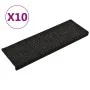 Treppenstufenmatten 10 Stück schwarz 65x21x4 cm von vidaXL, Treppenmatten - Ref: Foro24-149727, Preis: 39,53 €, Rabatt: %