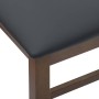 Sillas de bar con cojines 2 uds madera maciza marrón caucho by , Kitchen stools - Ref: Foro24-4102577, Price: 104,99 €, Disco...