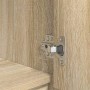 Armario con cajón Roble Sonoma 55,5x34x119,5 cm de , Aparadores - Ref: Foro24-861645, Precio: 93,70 €, Descuento: %