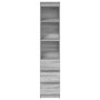Aparador gris Sonoma 37,5x35x180 cm Madera de ingeniería by , Sideboards - Ref: Foro24-861666, Price: 99,32 €, Discount: %