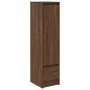 Aparador alto roble marrón 29,5x34x119,5 cm madera ingeniería by , Sideboards - Ref: Foro24-861658, Price: 71,52 €, Discount: %
