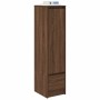 Aparador alto roble marrón 29,5x34x119,5 cm madera ingeniería de , Aparadores - Ref: Foro24-861658, Precio: 74,96 €