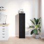 Aparador alto roble negro 29,5x34x119,5 cm madera de ingeniería de , Aparadores - Ref: Foro24-861653, Precio: 76,94 €, Descue...
