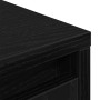 Aparador alto roble negro 29,5x34x119,5 cm madera de ingeniería de , Aparadores - Ref: Foro24-861653, Precio: 76,94 €, Descue...