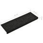 Treppenstufenmatten 10 Stück schwarz 65x21x4 cm von vidaXL, Treppenmatten - Ref: Foro24-149727, Preis: 39,23 €, Rabatt: %