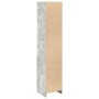 Aparador alto gris hormigón 37,5x35x180 cm madera de ingeniería by , Sideboards - Ref: Foro24-861664, Price: 95,23 €, Discoun...