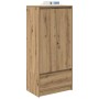 Armario con cajón roble Artisan 55,5x34x119,5 cm von , Sideboards - Ref: Foro24-861651, Preis: 93,81 €, Rabatt: %