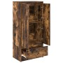 Armario con cajón roble ahumado 55,5x34x119,5 cm von , Sideboards - Ref: Foro24-861647, Preis: 93,96 €, Rabatt: %